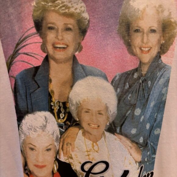 NEW W/ Tags The Golden Girls Officially Licensed Tee Shirt Graphic Tee Sz Med - Picture 2 of 4